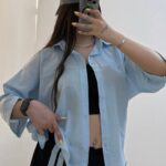 ست دو خط شومیز شلوار ۵ عددی