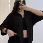 ست دو خط شومیز شلوار ۵ عددی
